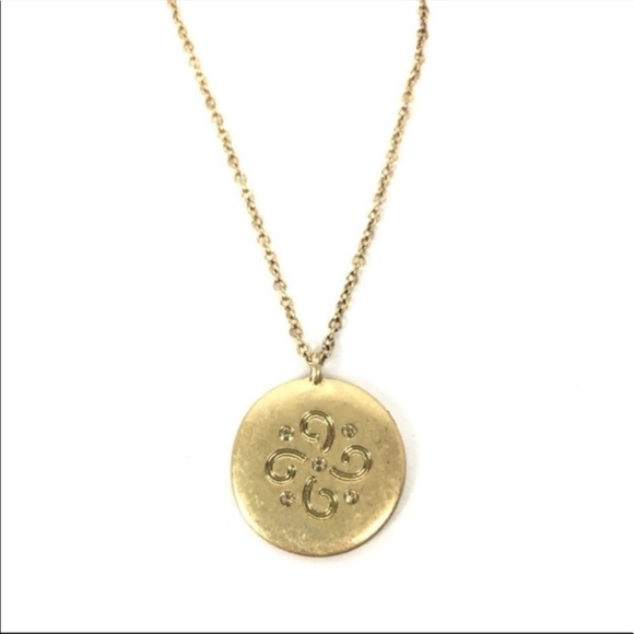 mark. Have a Heart Charm Necklace Goldtone LC Lauren Conrad Avon Y2K The Hills - Picture 4 of 8